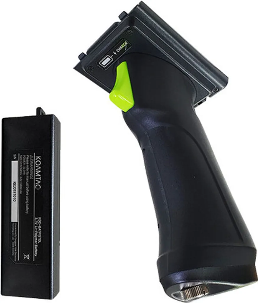 Poignée ergonomique 6000mAh pour lecteur code-barres KOAMTAC Vert/Noir