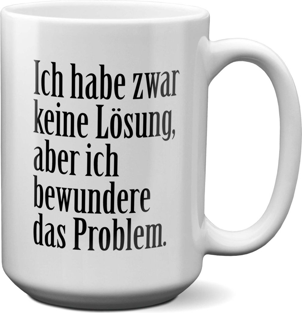 22Feels XL Tasse Lustige Büro Humor Wichtelgeschenk Spruch Geschenk Arbeitskollege Kaffeetasse Witzig Männer Frauen Haferl Geburtstag Weihnachten...