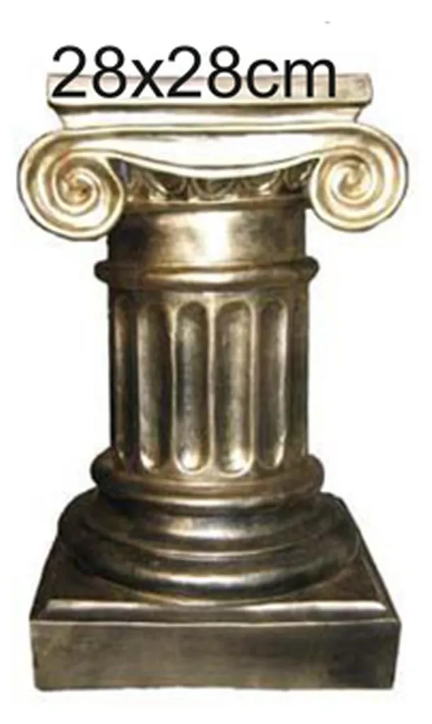 Statue Colonne Support C10 en Pierre Reconstituée 59 cm Haute Qualité