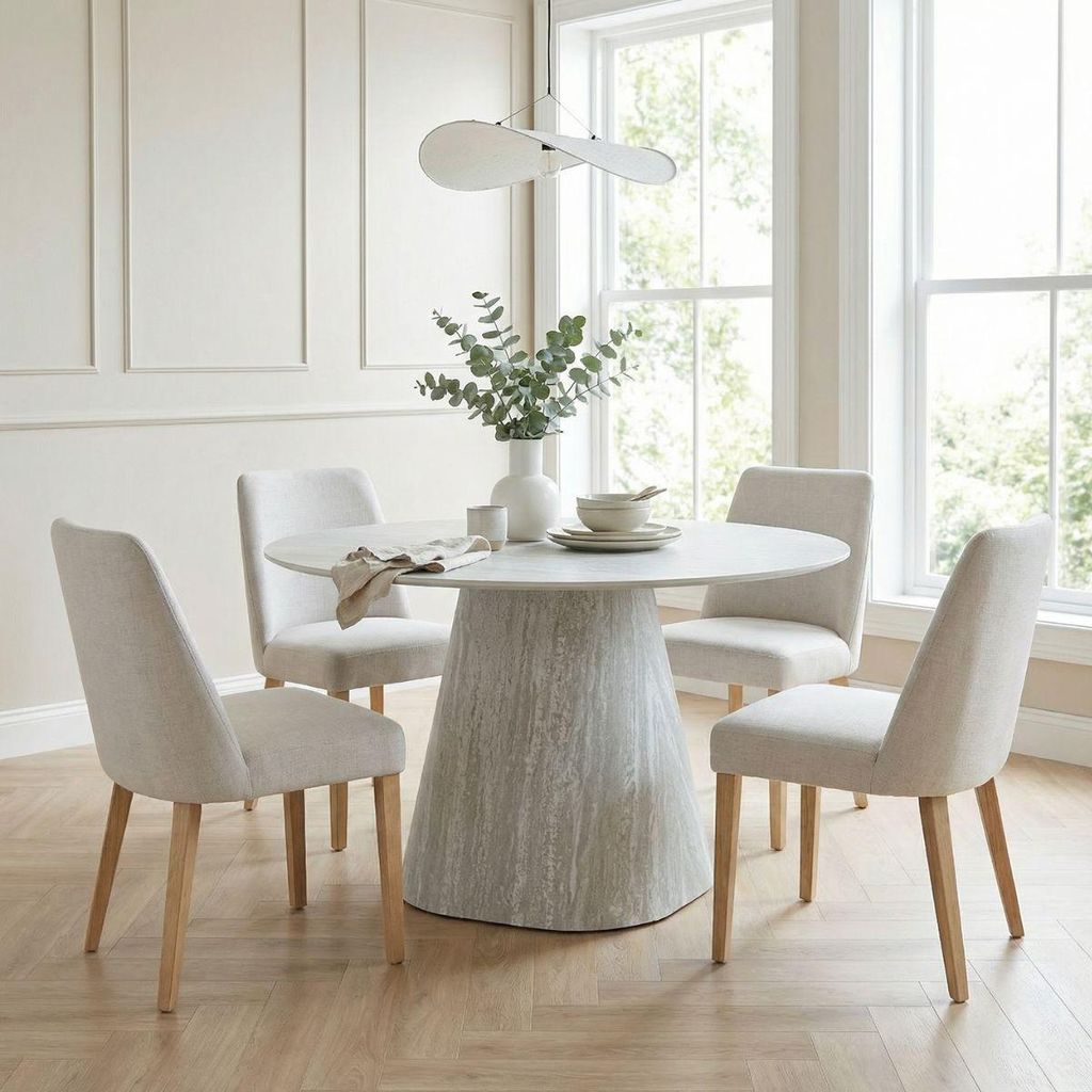 Giga Meubel Esstisch Puck - Grau Keramik - 120x120x75cm