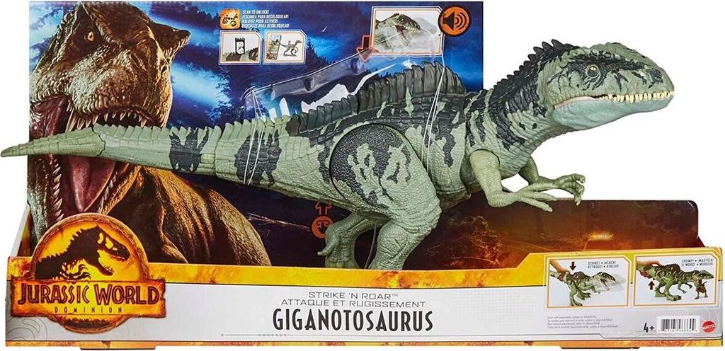 Mattel GYW86 - Jurassic World - Strike N' Roar - Produktbild