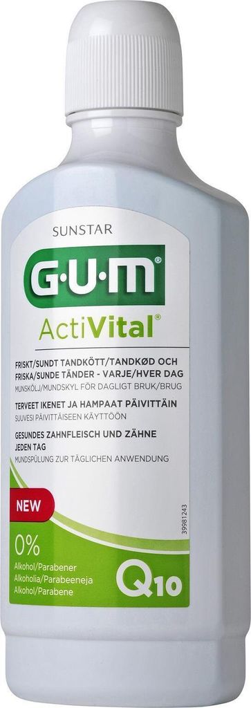 Sunstar GUM ActiVital Mundspülung 6060, 500 ml - Lange Produktbild 