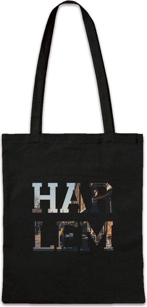 Urban Backwoods Harlem, Stofftasche, Farbe: Schwarz