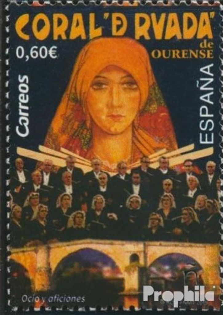 Briefmarken Spanien 2019 Mi 5364 (kompl.Ausg.) postfrisch Freizeit und Hobbys Chorgemeinschaft