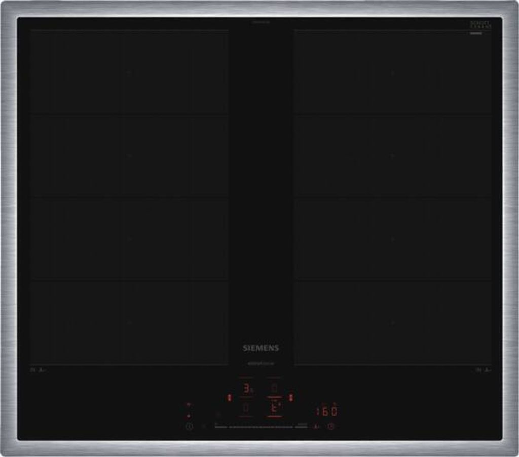 Siemens Extraklasse iQ700 EX645HXC1M Induktionskochfeld, autark Mit Rahmen aufliegend, 60 cm, schwarz