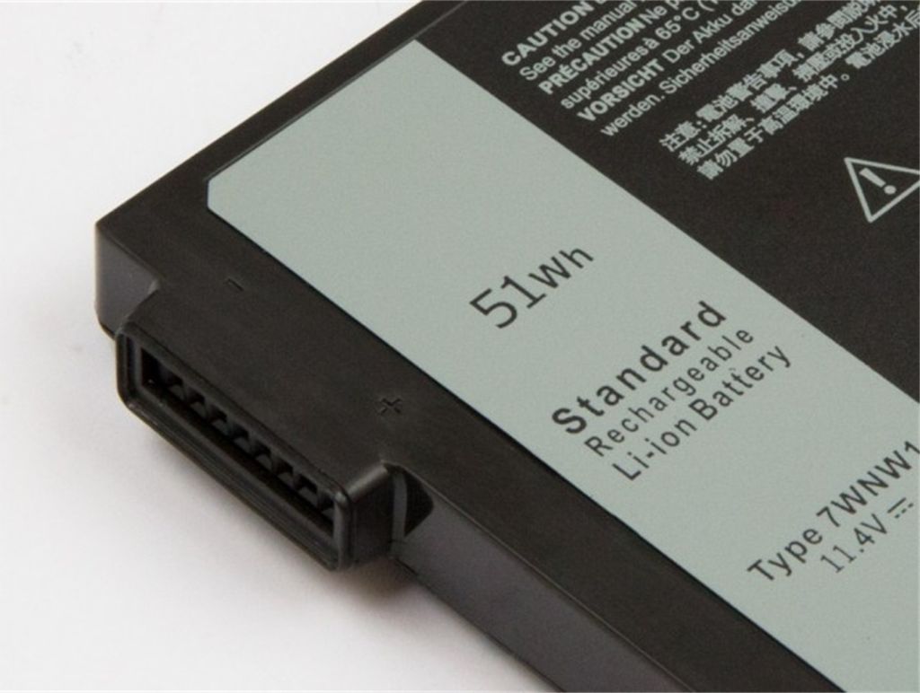 Akku für Dell 7WNW1 Li-Ion 11,4 Volt 4200 mAh schwarz