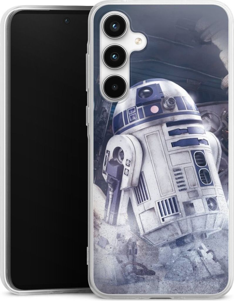 DeinDesign Handyhülle für Samsung Galaxy A35 5G Silikon Hülle Case Smartphone Schutzhülle Fanartikel Roboter Star Wars