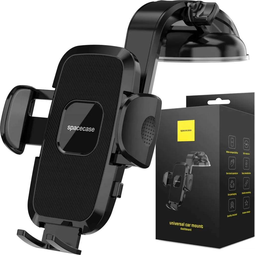 Supporto Universale SPACECASE SC18 Dash Nero - Ideale Pendolari