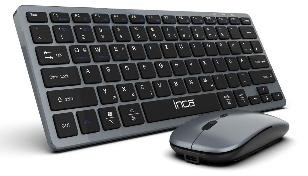 Inca IBK-572BT, 60%, Kabellos, RF Wireless + Bluetooth, Produktbild 