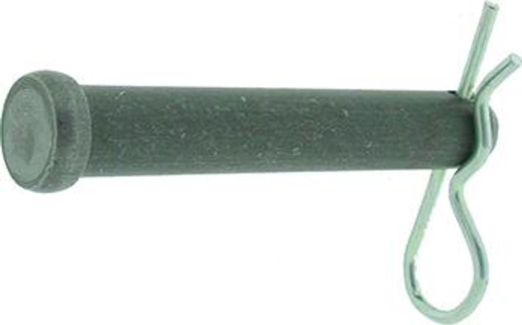 Gerader Stift + anpassbarer Sicherungsstift - Achslänge: 50 mm, Achsdurchmesser: 8 mm