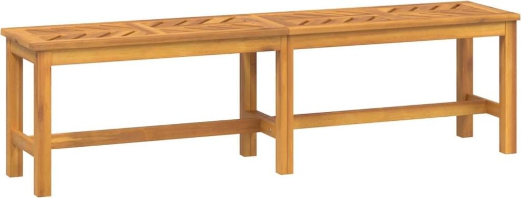 vidaXL Gartenbank 150 cm Massivholz Akazie