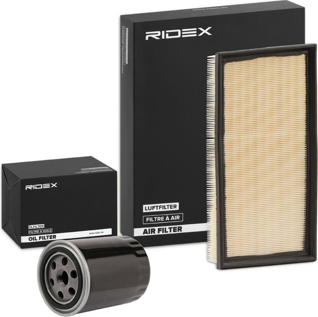 RIDEX Filterset Inspektionspaket Filtersatz für VOLVO V70 II (285) V70 I (875, 876) 850 Kombi (855) 850 Limousine (854) S70 (874)