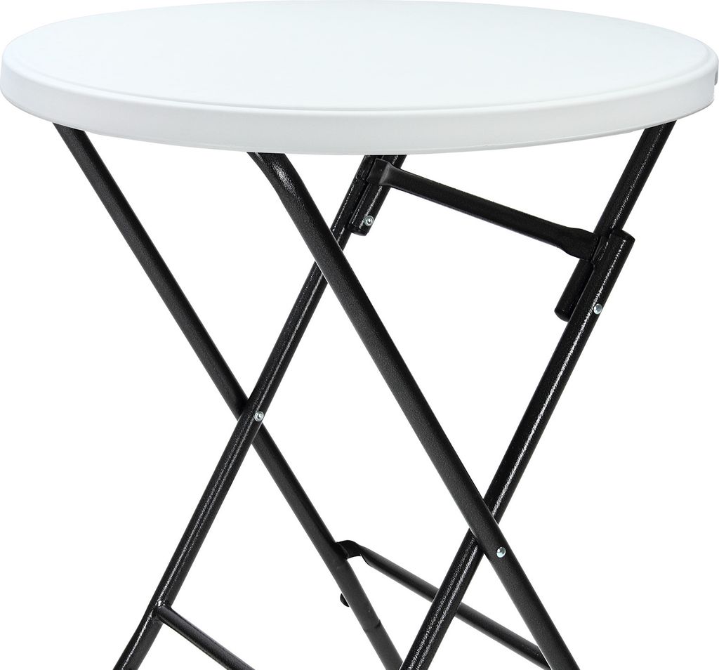 2 x Stehtisch Klappbar Ø 72 cm Rund Kunststoff Produktbild 7