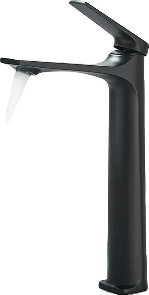Rubinetto per Lavabo Soffitto Nero AISI 304 - Sistema Alto Flusso