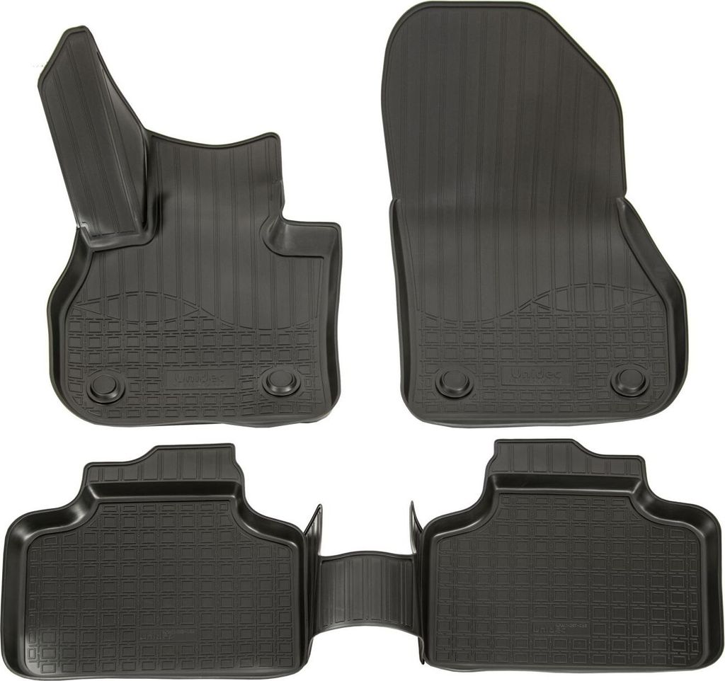 NORM LINERS | 3D Gummimatten Auto Matten Fussmatten Kompatibel mit Mini Countryman 2 F60 ab 2017, Individuelle Passform mit Hohem Rand cca 4-5cm, A...