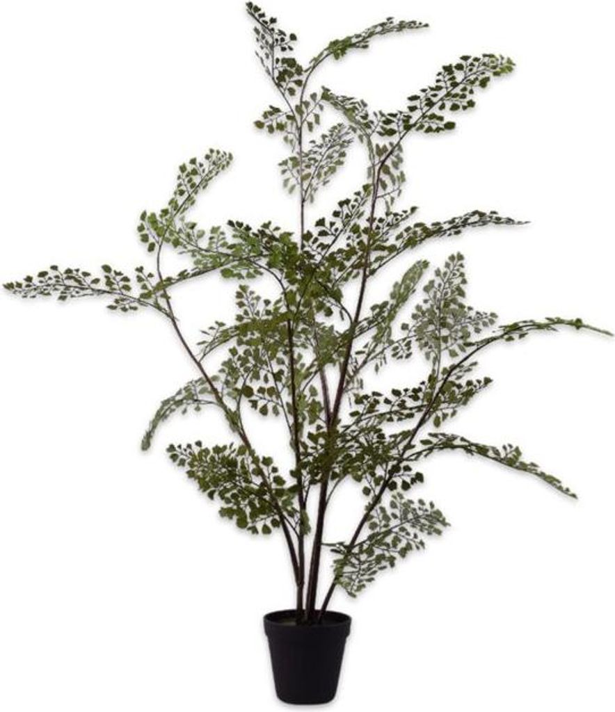 Silk-ka künstliche Zimmerpflanze Farn Grün 94 cm
