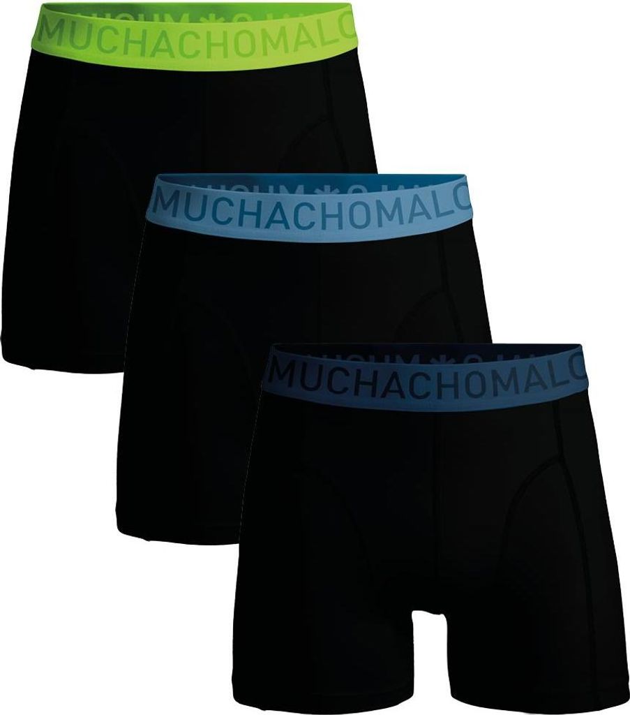Muchachomalo Herren Boxershorts – 3er Pack – Microfaser & Produktbild 