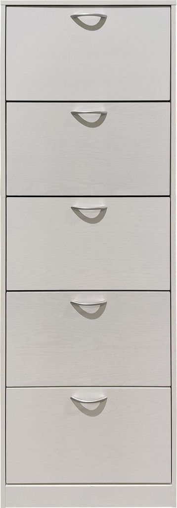 Milani Home - scarpiera moderna 5 antecm 24 l x 60 p x 180 Immagine del prodotto 