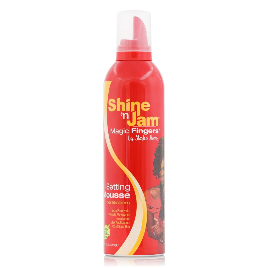 Ampro Shine ’n Jam Magic Fingers Setting Mousse 12oz 354ml Produktbild 