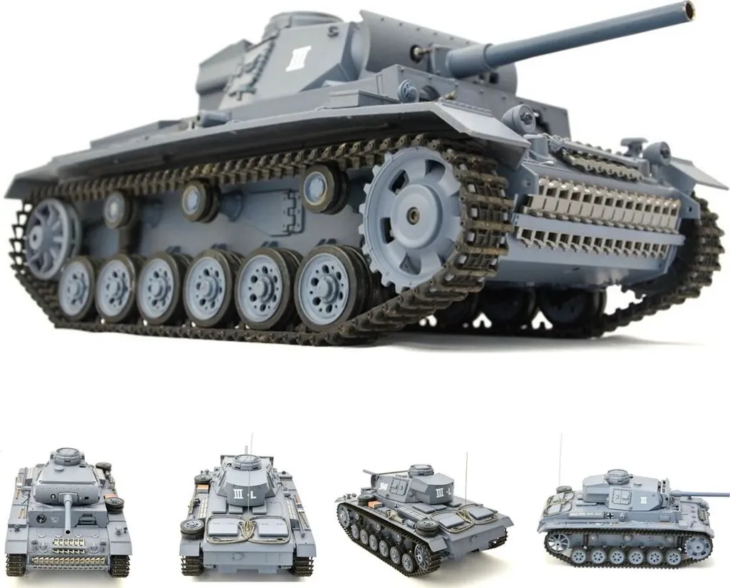 Char de Combat III 1:16 pour Simulation de Bataille RC Heng Long - 9