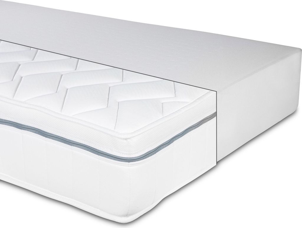 Relaxsan Kaltschaummatratze 90 x 200cm, H2-H3, Höhe 19cm, Atmungsaktive 3D Air Komfort Matratze, 7-Zonen-Kaltschaum Matratze, Hoher Liegekomfort