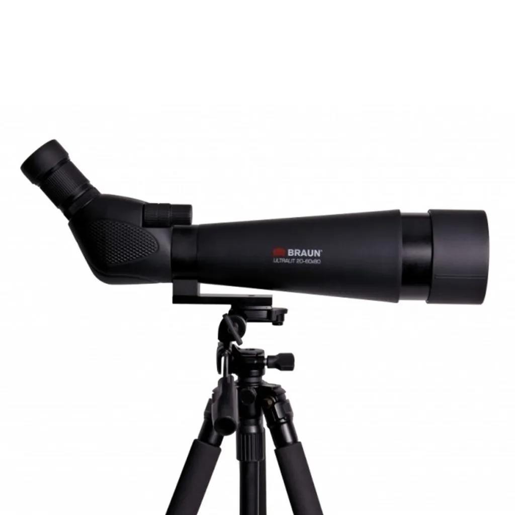 Longue-vue Braun ULTRALIT 20-60 x 80 mm - Télescope Terrestre HD Haute Qualité