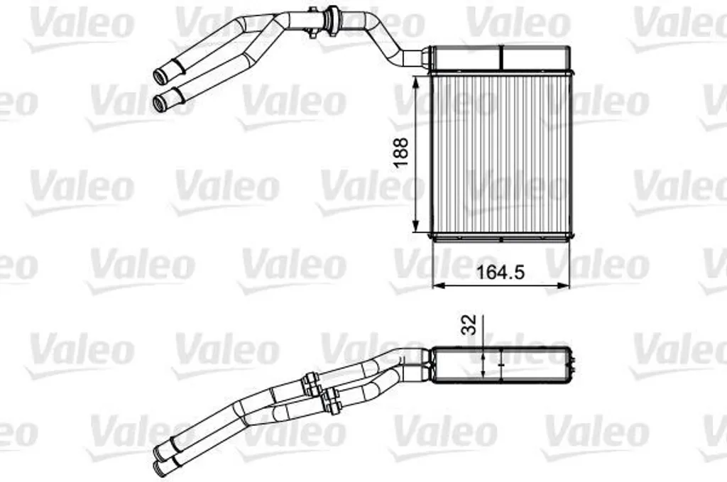Échangeur Thermique Valeo 811515 Haute Fiabilité - Référence OE 1376873