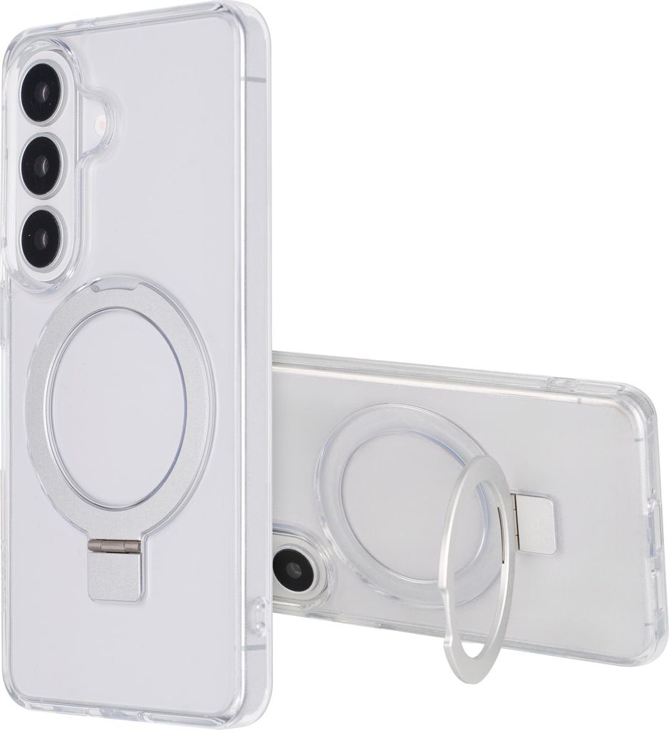 Accezz Ring Stand Backcover mit MagSafe Samsung Galaxy S26 - Transparent