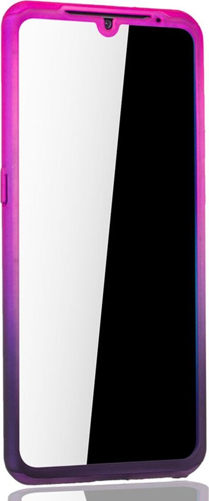 Handyhülle Schutzhülle für Xiaomi Mi 9 Full Case Cover Displayschutz 360 Violett