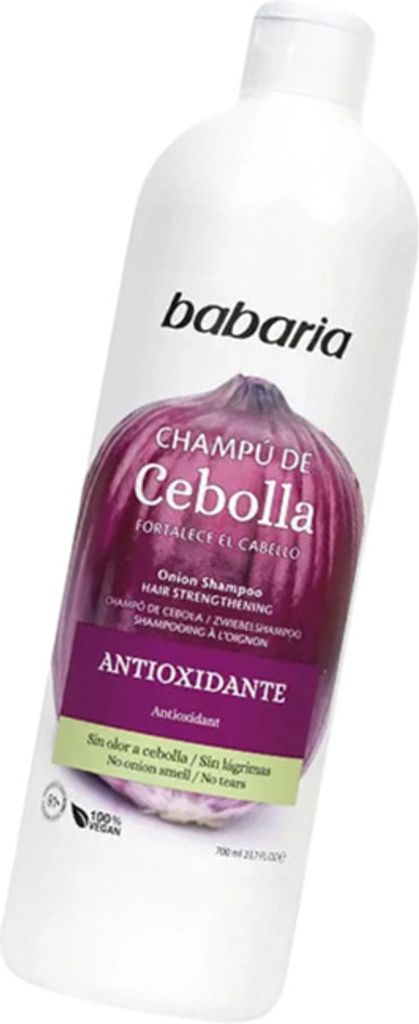 Babaria Uienshampoo Cebolla, 600+100 ml, vloeibare shampoo Productafbeelding 