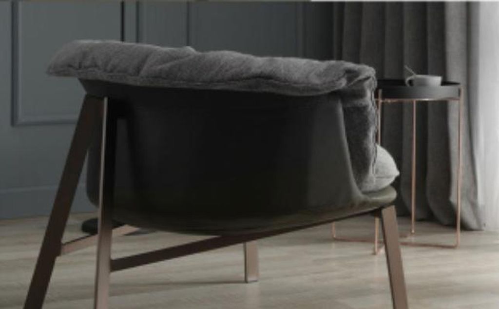 Sessel Einsitzer Royal Stuhl Thron Polster Lounge Stühle Sofa Hotel Einrichtung