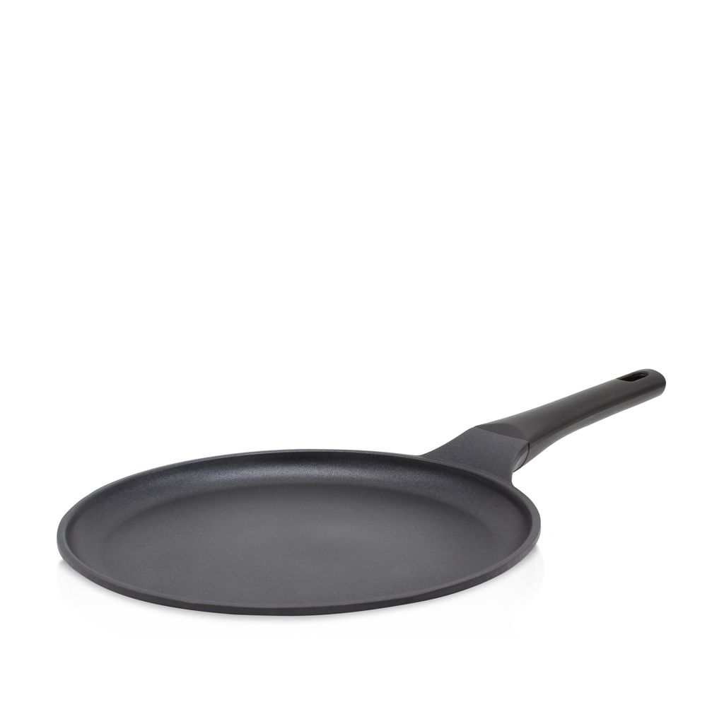 Karl Krüger CD24 Aluguss-Crêpes Pfanne Delta - Bratpfanne mit hochwertiger Antihaft-Versiegelung und ergonomisch geformten Kunststoffgriff - 24 cm