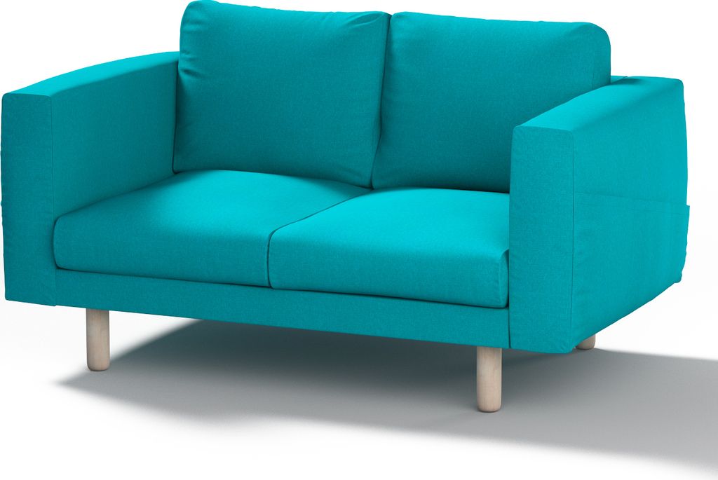 Dekoria Bezug für Norsborg 2-Sitzer Sofa, türkis, Norsborg Produktbild 