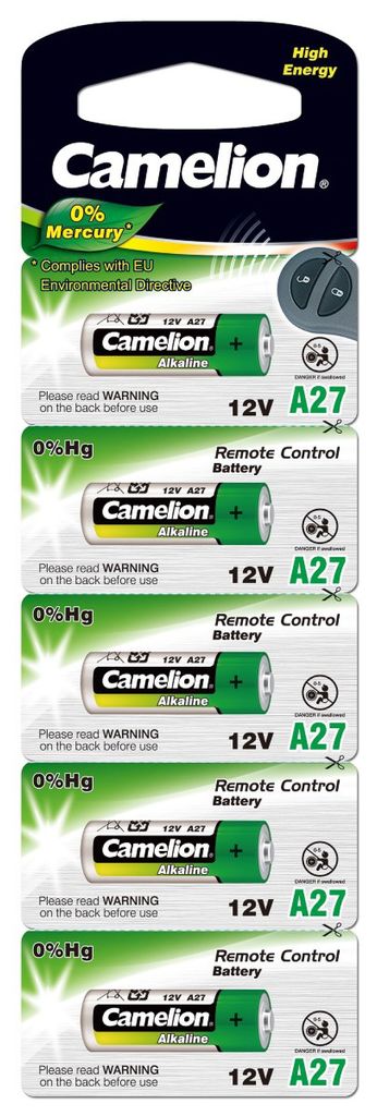 Batterie Camelion LR27A A27 MN27 für Fernbedienungen/Remote Control 5er Blister 
