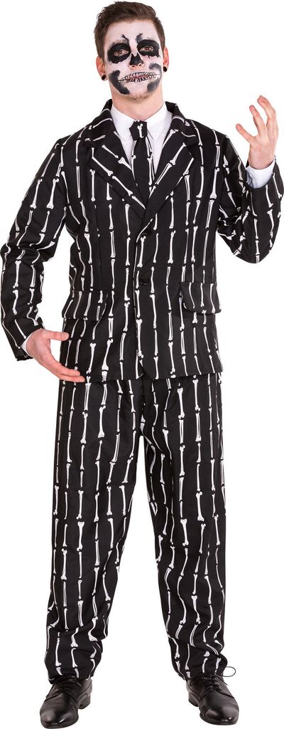 dressforfun® Herrenkostüm Knochenanzug Produktbild 