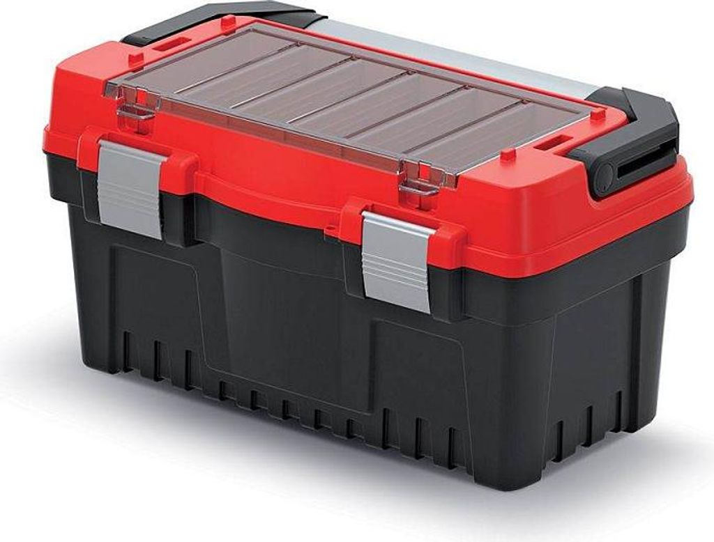Kufr na nářadí s kov. držadlem a zámky EVO 476x260x256 mm Immagine del prodotto 