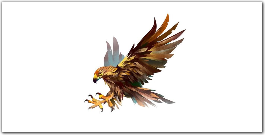 Coloray - Bild aus Glas - Glasbilder - 100 x 50 cm - Wanddekoration Wohnzimmer Glasblock mit Bild Gehärtetes Glas Dekoration Küche - Tier Vogel A...