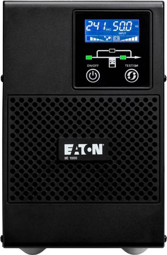 Eaton 9E 1000i Onduleur 800W avec Technologie Double Conversion LCD