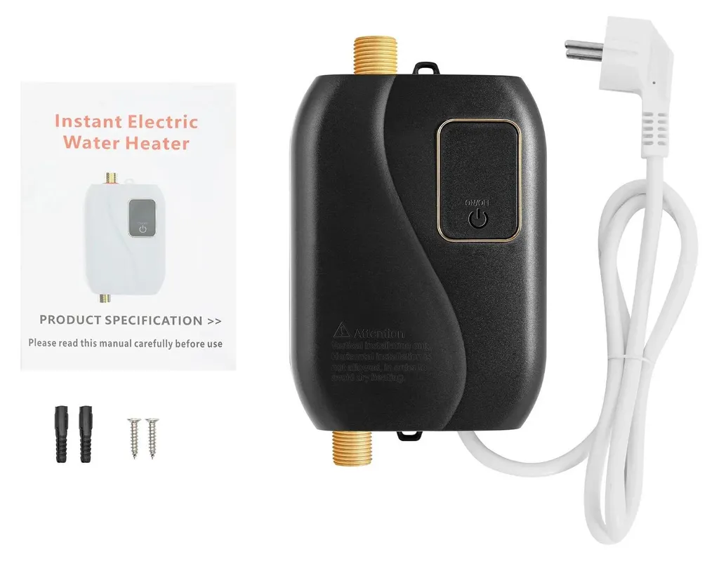 Chauffe-eau instantané mural pour salle de bain et cuisine prise 220V
