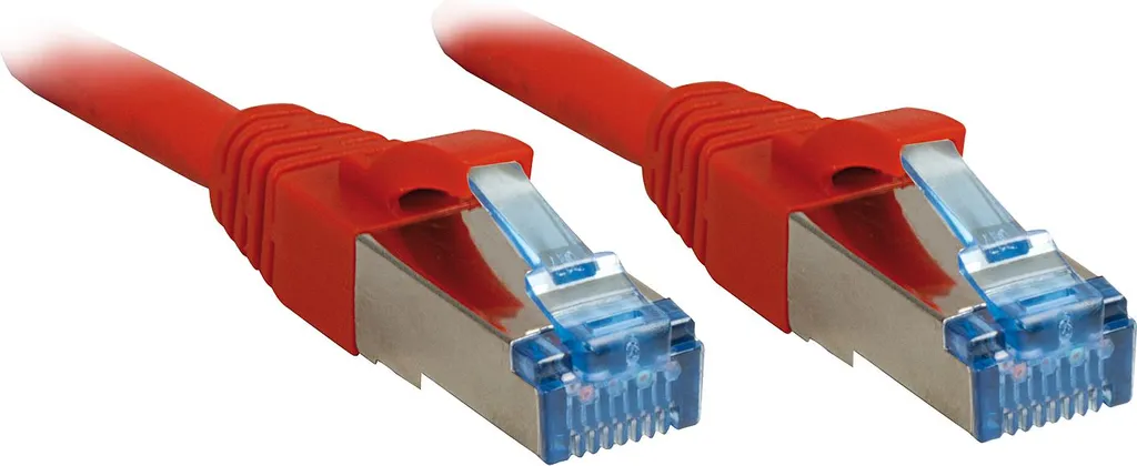 Cavo Patch Lindy 47168 Cat6A 10m S/FTP PIMF Rosso - Alta Qualità