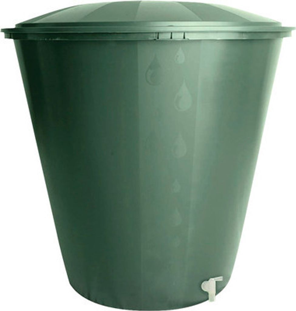 Sud na vodu 300 l zelený vč. víka a výpustného ventilu Obrázek produktu 