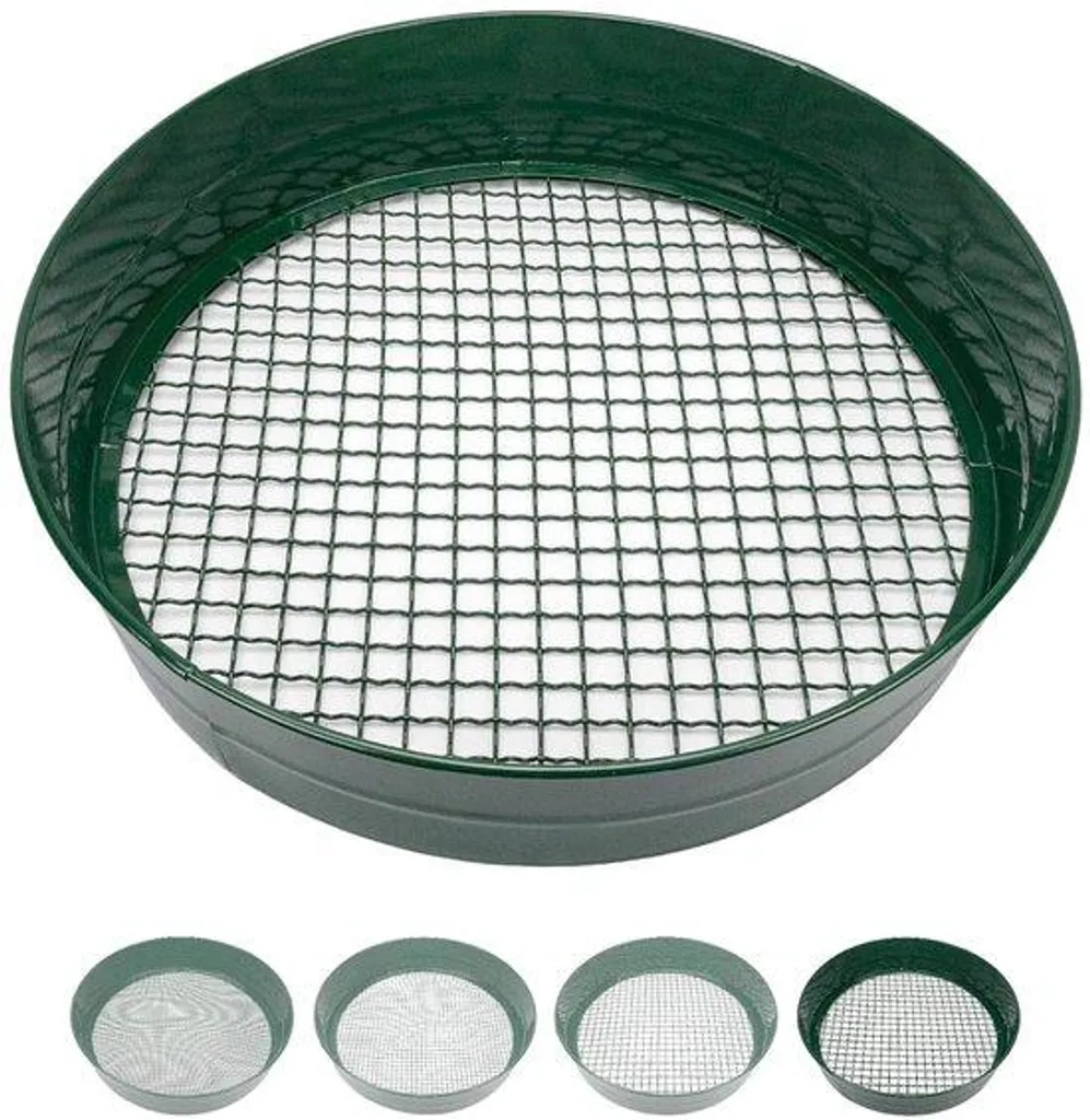 Tamis compost et terreau 33 cm stable pour préparer vos semis de jardin
