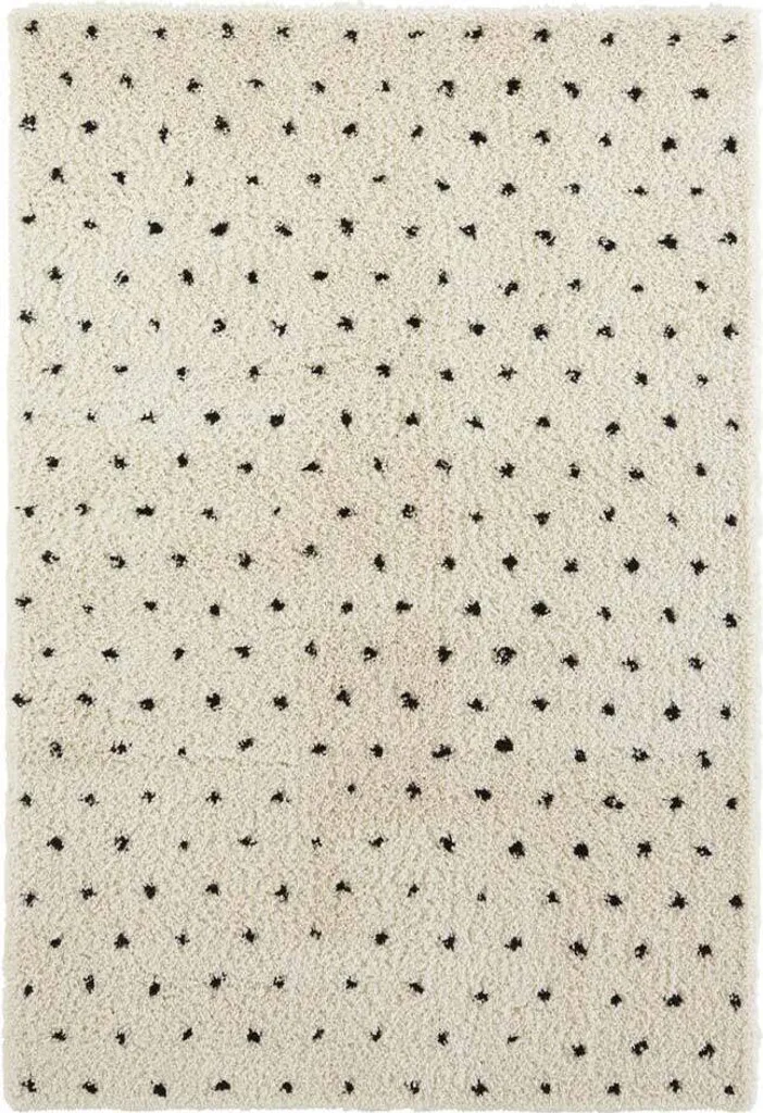 Tapis Delora Cream - Schwarz Lever 80x150 cm pour un Intérieur Moderne