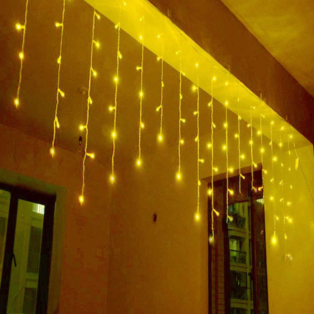 LED Lichternetz warmweiß 176 LEDs Weihnachtsbeleuchtung Lichtnetz Weihnachtsdeko 
