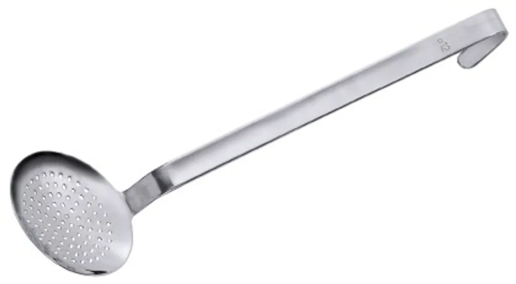 Schiumarola Piatta Acciaio Inox 18/10: Design Ergonomico Extra Largo