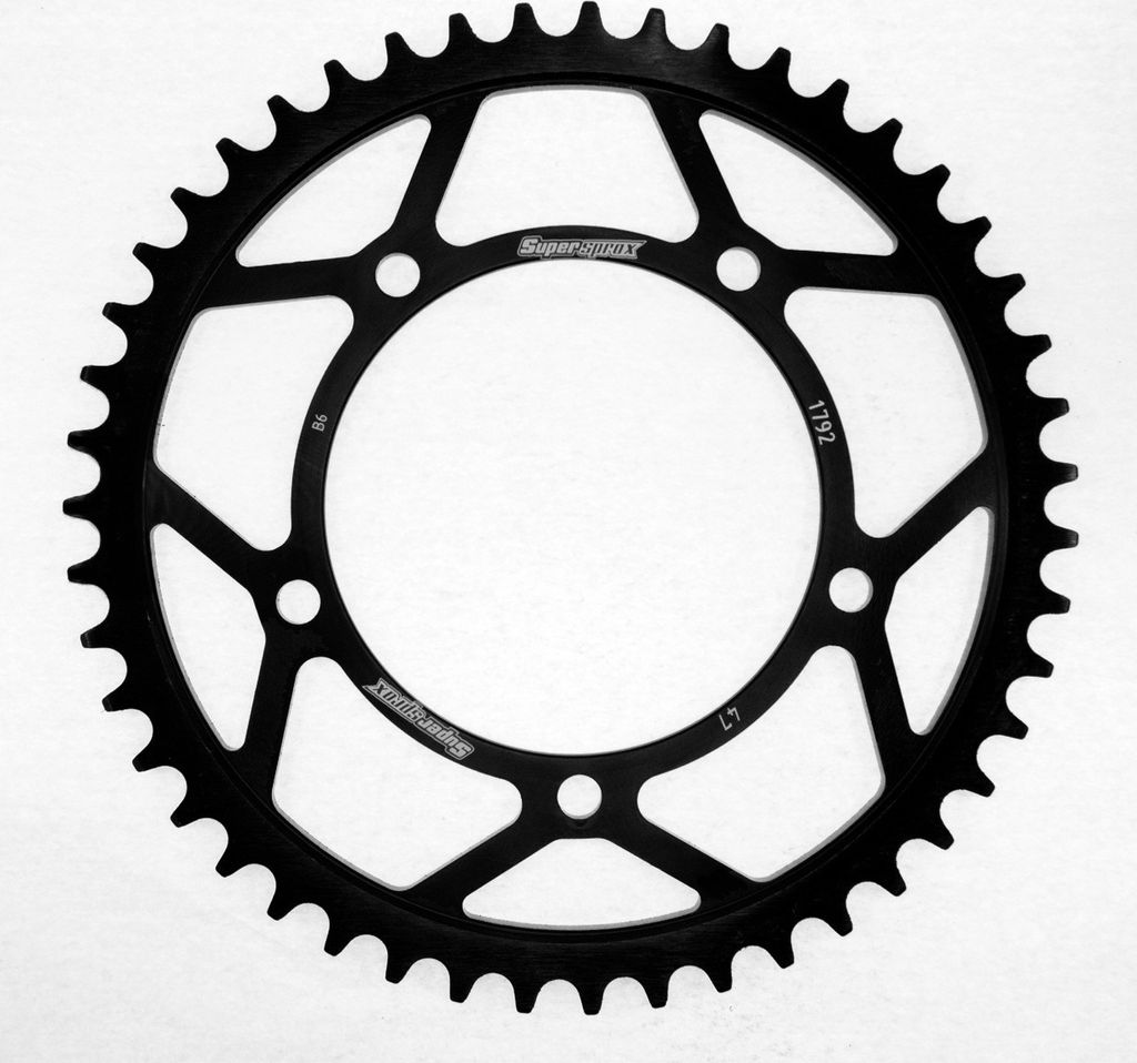Supersprox Kettenrad 525 LK 140,0mm Ø 120mm 47Z 5-Loch Stahl schwarz