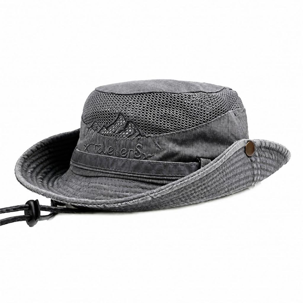 Sonnenhut aus Baumwolle, UV-Schutz, Safari, Wanderhut, Produktbild 