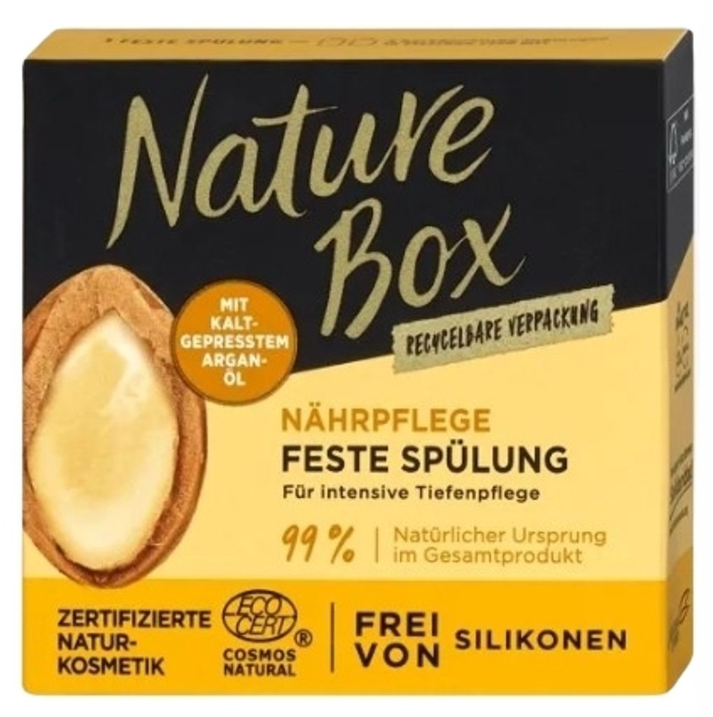 Nature Box feste Spülung mit kaltgepresstem Argan-Öl 6 x 80g ohne Silikon