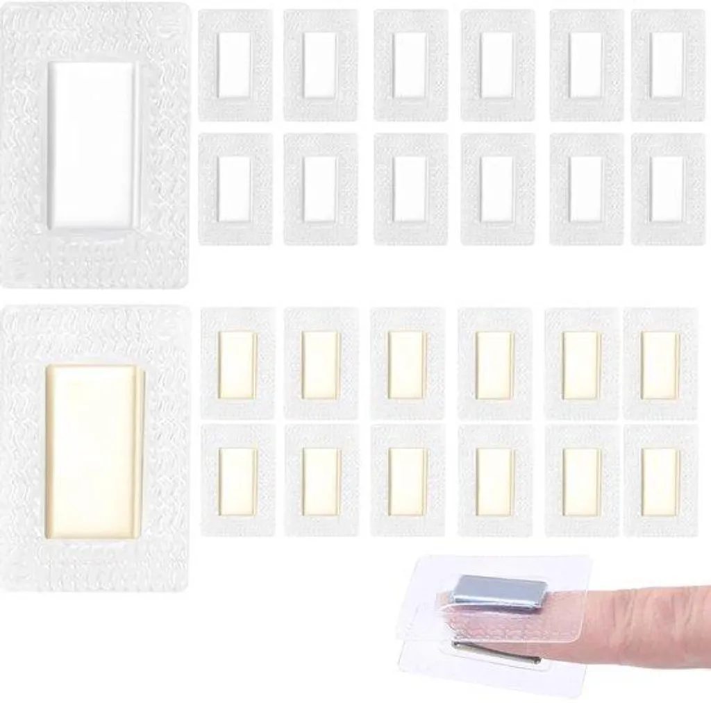 Lot de 22 Accessoires de Couture Magnétiques pour Boutons Invisibles