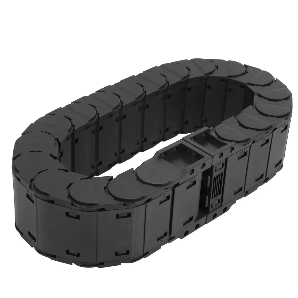 Chaîne de guidage pour câbles CNC et machines laser - Nylon robuste 1m - 4